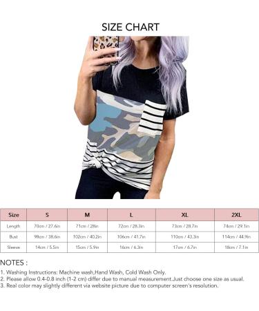 Summer Womens T-Shirt Pocket Loose Cut Female Short Sleeve Top Breathable for Dating Camouflage Medium - Buy Online on GoSupps.com