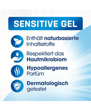 Persil Sensitive Gel 80 WL - Liquid Detergent for Allergy Sufferers & Babies | Aloe Vera Soothing Formula 20 C to 95 C | 900ml (4 Pack) - International Shipping Available - Buy Online on GoSupps.com