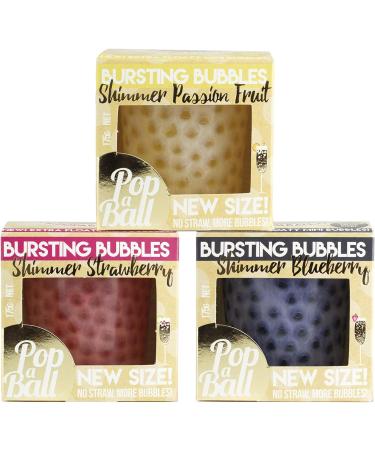 Popaball Shimmer Blueberry Bursting Bubbles 175g - Prosecco Gin Mocktail & Cocktail Gift Set for Her - Buy Online on GoSupps.com