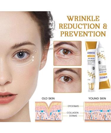 REPWEY Lumineyez Collagen Anti-Wrinkle Eye Cream Lifting Collagen-Rich Cream Under Eye Cream for Dark Circles Puffy Eyes Anti-Aging Eye Cream for All Skin Types (1 pcs) - Buy Online on GoSupps.com