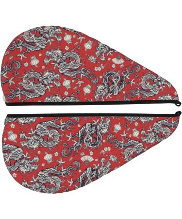 Hair Towel Wrap - Quick Drying Towel Turban with Button | Dragons2 - Perfect for International Shipping - Buy Online on GoSupps.com