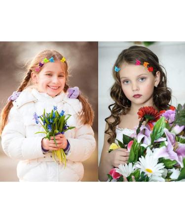 50 Pcs Butterfly Hair Clips for Girls Women Kids - Mini Hair Claw Barrettes - Buy Online on GoSupps.com