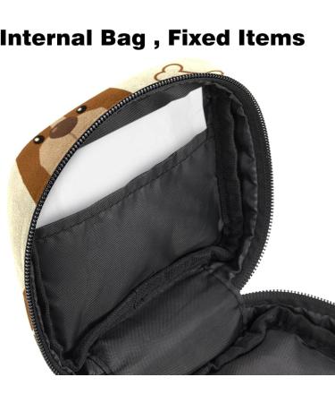 Buy Stylish Menstruation Pad Bag with Zipper | Women's Napkin & Tampon Bags | Ideal for Girls - Convenient and Chic - Buy Online on GoSupps.com