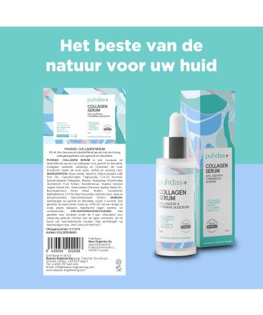 New Organics Oy Collagen serum 30 ml high dosage effective collagen serum for the face with vitamin C sea buckthorn biotin and argan oil serum face made in Finland - Buy Online on GoSupps.com