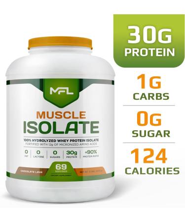 MFL 100% Isolate Protein l 30g of Protein l 12g Amino Acids l Keto Friendly l Low Carbs l 5 lbs. (Chocolate Lava) Chocolate Lava 5 Pound (Pack of 1) - Buy Online on GoSupps.com