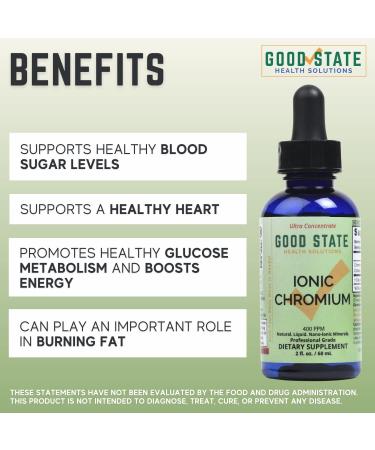 Good State Liquid Ionic Chromium Ultra Concentrate - 200mcg, 100 Servings - Buy Online on GoSupps.com