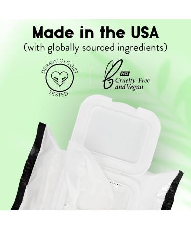 Cleen Beauty Fragrance-Free Face Wipes - 6 Pack | Aloe Vera Makeup Remover Pads | Biodegradable & Paraben-Free | 25 Count - Buy Online on GoSupps.com