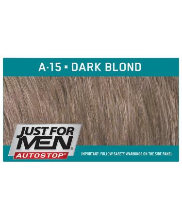 Just for Men AutoStop Dark Blond Hair Color A-15 - 1.2 oz | Easy Hair Dye for Men - Buy Online on GoSupps.com