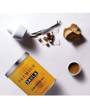 Premium Original Ground coffee - 100% Arabica Spanish Espresso Blend from Award Winning Caf Saula (3X 250g) - Buy Online on GoSupps.com