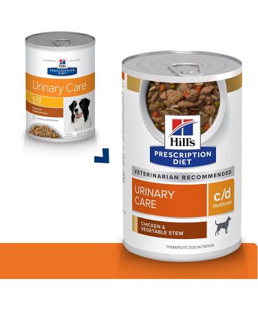 Hill's Prescription Diet c/d Multicare Urinary Care Wet Dog Food 12.5oz (12 Pack) - Buy Online on GoSupps.com