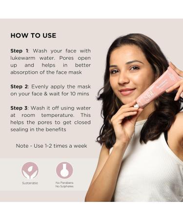 Mul_Secrets Wellness Rejuvenate Skin Tightening Face Mask & Scrub - 100ml Gel Mask with Peptides & Rosehip for All Skin Types | Reduces Fine Lines & Wrinkles Instant Glow 30+ Uses - Buy Online on GoSupps.com