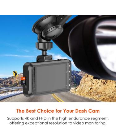 Vantrue 256GB microSDXC UHS-I U3 4K UHD Video High Speed Transfer SD Card for Dash Cams, Body Cams, Action Cameras - Surveillance & Security Cams Compatible - Buy Online on GoSupps.com