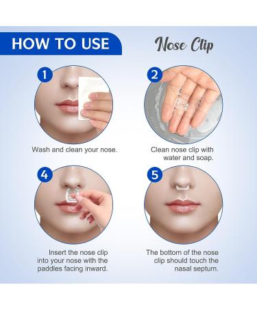6PCS Silicone Snore Stopper Anti Snoring Devices - Comfortable & Effective Nose Clip for Quieter, Restful Sleep - Buy Online on GoSupps.com