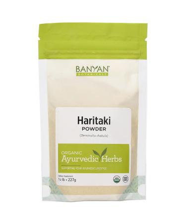 Banyan Botanicals Haritaki Powder - Certified Organic, 1/2 Pound  Terminalia chebula  for Detoxification & Rejuvenation*  Organic, Vegan, Non-GMO, Gluten Free, Certified Fair for Life Fair Trade 8 Ounce (Pack of 1)