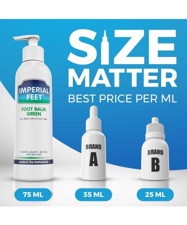 Imperial Feet Foot Balm Green 150 ML - Cream for Dry Skin & Feet, Anti-Fungal with Aloe Vera - Hydrating Formula for Dry Skin Relief - Pack of 1 - Buy Online on GoSupps.com