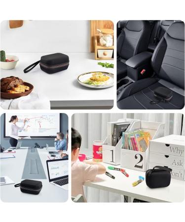 Mviioe Insulin Holder - Fridge Storage Carrying Case & Organizer for 10ml Vials | Removable Foam Design (6 Slots) - Black - Buy Online on GoSupps.com