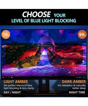 Xfeel Clip-On Blue Light Blocking Glasses | Prescription Fit Over Glasses for Men & Women | Perfect for Computer TV Gaming - Buy Online on GoSupps.com