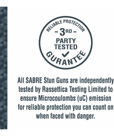SABRE Pepper Spray And 2-in-1 Stun Gun and Flashlight, 25 Bursts of Max Police Strength OC Spray, Intuitive Finger Grip, Painful 1.160 C Charge, 120 Lumens, Rechargeable, Safety Switch, Holster Pink - Buy Online on GoSupps.com