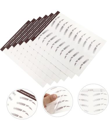 FOMIYES 42 Pcs Eyebrow Stickers Black Stickers Brow Shaper -like Eyebrows Stickers Tool Bionic Miss - Buy Online on GoSupps.com