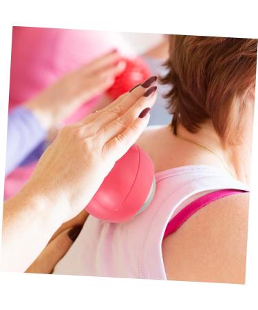 Magiclulu 2-in-1 Hand & Foot Massage Ball - Cold Roller Body Massager for Home & Fitness - Ice Cream Free Steel Pink - Buy Online on GoSupps.com