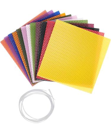 Fcnjsao 12-Part Wax Manufacturing Set - 12 Colors Waxing Plates for Kids & Adults | Perfect Christmas Gift & Home Decoration - Buy Online on GoSupps.com
