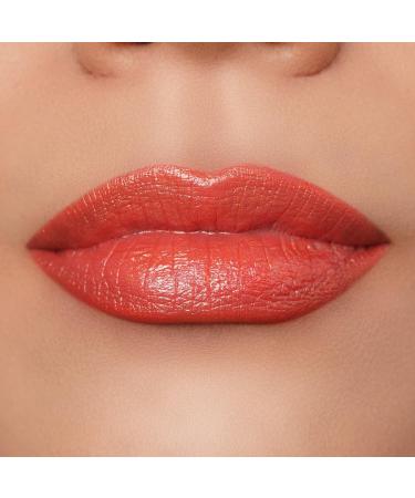 Oulac Coral Red Shimmer Lipstick - Hydrating Moisture Tinted Lip Balm with Glitter, Shea Butter Infused Vegan Formula for Smooth & Nourished Lips - Gluten-Free (PG04) Sunrise - Buy Online on GoSupps.com