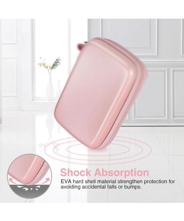 Medmax Hard-Shell Pocket for Freestyle Libre 3/2 - Shockproof Storage Bag for Diabetes - Lightweight Clip & Handle - Available in Ros gold - Buy Online on GoSupps.com