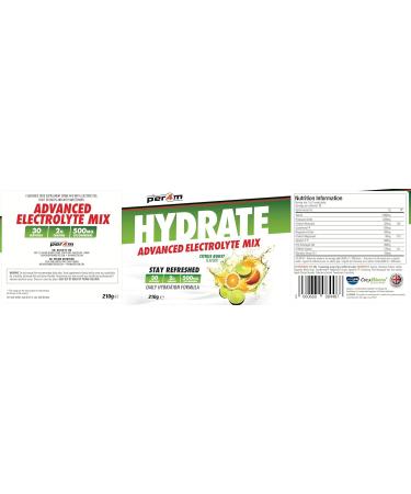  per4m Per4m Hydration Electrolyte Mix Citrus Burst 210g - Buy Online on GoSupps.com