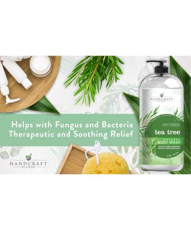 Tea Tree Oil Body Wash 16 oz - Extra Strength for Athletes Foot, Nail Fungus, Acne & Eczema - Men & Women - 16 Fl Oz - Buy Online on GoSupps.com