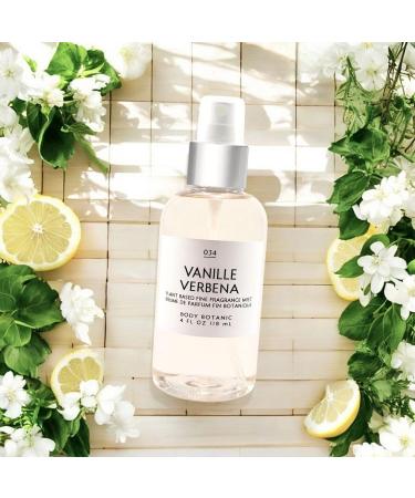 Vanille Verbena Fragrance Mist 4 Fl Oz 118 mL a Beautiful Blend of Verbena Sweet Vanilla Sicilian Lemon Orange Zest Jasmine Heliotrope Amber White Musk and Woods - Buy Online on GoSupps.com