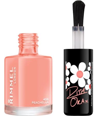 Rimmel London 60 Seconds Super Shine by Rita Ora Nail Polish 408 Peachella 8 ml Peachella 8 ml (Pack of 1) - Buy Online on GoSupps.com