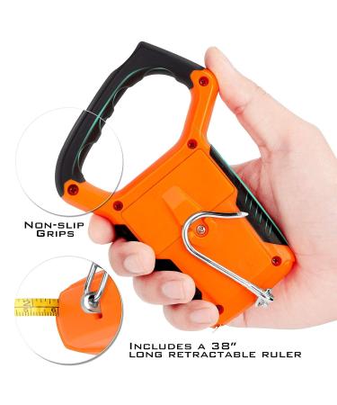 KastKing Fish Scale w/ Floating Lip Gripper 110 LBs/50 Kg Dual Mode - Water Resistant, Lightweight ABS Frame, Non-Slip Handle, 38 Tape Measure - Combo - Buy Online on GoSupps.com