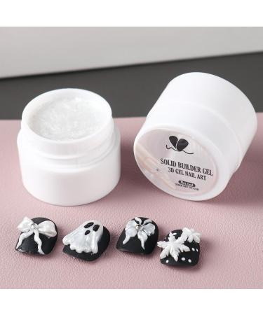  Ruhnjyg 3D Sculpting Gel - Solid Sculpting Gel for Nails - Non-Sticky Builder Manicure 5ml for Home Salon Design - Buy Online on GoSupps.com