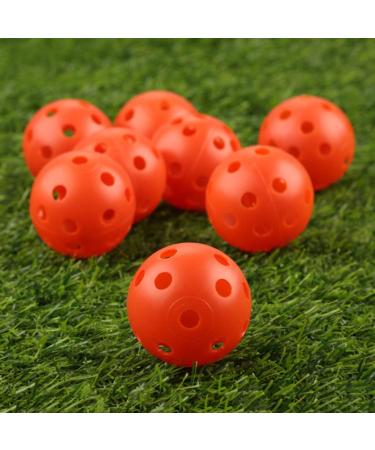 FINGER TEN Golf Practice Balls 12 Pack - Limited Flight Plastic Colored Training Balls for Men and Women - Indoor/Outdoor Use - Mixed Color - Buy Online on GoSupps.com