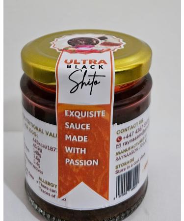 Ultra Black Shito (200g Extra Hot) Extra Hot 200g - Buy Online on GoSupps.com