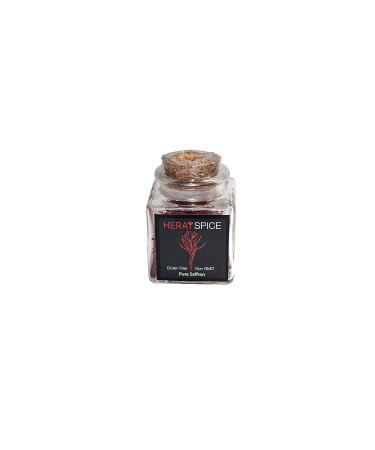 Heray Saffron: Premium Afghani Saffron Threads - 2g Square Glass Jar, Super Negin Quality A+, Fresh Pure All Red Thread Saffron Spice for Bouillabaisse, Risotto, Paella, Tea & More - Buy Online on GoSupps.com