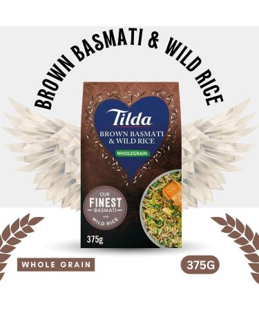 Tilda Grain Basmati Jasmine Rice Pick N Mix - Choose From 5 Flavours | Easy Cook Long-Grain Pure Original-Basmati Brown Basmati-Wild Fragrant Thai-Jasmine Wholegrain Brown-Basmati - Pack of 2 - Buy Online on GoSupps.com