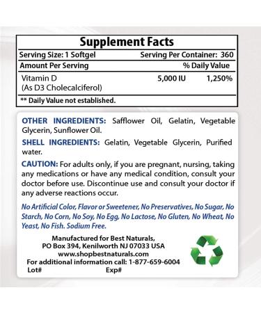 Calcium Citrate with Vitamin D-3 & Vitamin D3 5000 IU - Buy Online on GoSupps.com