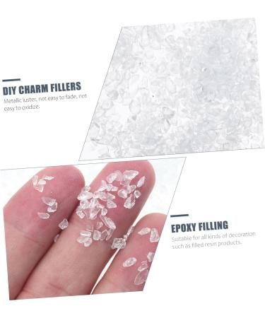 Housoutil Bulk Bud Vases 1 Glass Chip Manicure Flakes 3d Shiny Nail Stickers 0.5X0.3cm transparent - Buy Online on GoSupps.com