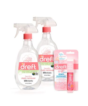 Dreft Baby Laundry Instant Stain Remover Spray for Clothes, 22 Fluid Ounce  (Pack of 4)