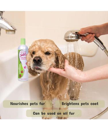 Buy Pet Silk Bright White Pet Conditioner 472 ml - Best International Shipping for Your Pet's Grooming Needs - Buy Online on GoSupps.com