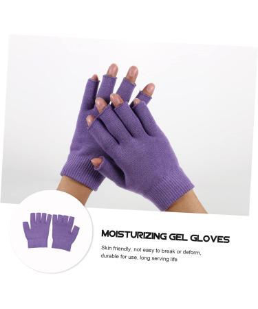Beavorty 1 Pair Gel Moisturizing Gloves Hand Gloves Women Moisturizing Gloves Womens Mittens Winter Typing Gloves Grooming Gloves Hand Gel Gloves Women's Purple Knitting Skin Gel Protection - Buy Online on GoSupps.com
