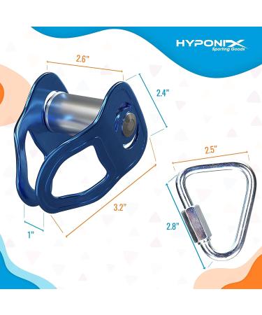 Hyponix Ninja Zipline - Ultimate Monkey Line Attachment for Kids - Ninja Warrior Obstacle Course - Slackline Glider and Accessories - Buy Online on GoSupps.com