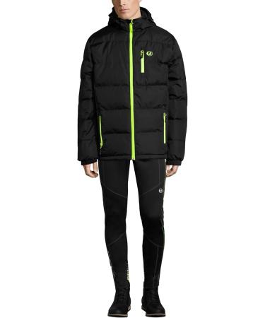 Ultrasport Advanced Men's Stretchy Cross-Country Trousers - XL Black/Neon Yellow Water-Repellent & Windproof Ski Pants for Winter Sports & Outdoor Activities - Buy Online on GoSupps.com