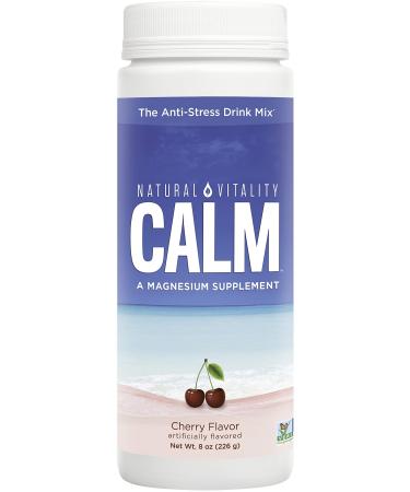 Natural Vitality Natural Calm The Anti-Stress Drink Cherry Flavor 8 oz (226 g)