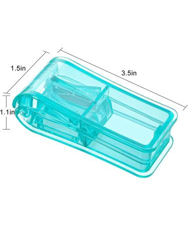 LINGERZ Min Pill Cutter - Best Pill Splitter for Small Pills | Stainless Blade Travel Sized - Perfect for Precise Tablet Cuts (1pcs/50 - Buy Online on GoSupps.com