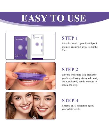 42 Pi ces Bande Blanchiment Dentaire Bandes Blanchissantes Dents Teeth Whitening Strips Bande De Blanchiment Dentaire Patch Dent Blanche limine Les R sidus Pigments Emball es Individuellement Douces - Buy Online on GoSupps.com