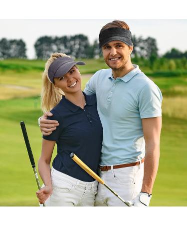 6-Piece Sports Sun Visor Hats for Men and Women - Empty Top Baseball Cap for Running and Tennis - Buy Online on GoSupps.com