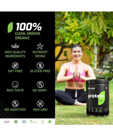 Planti go Clean Plant Protein Powder | No Preservatives No Banned Substances | Super Protein Blend - Pea Brown Rice Flax Pumpkin |21SuperFoods| Vegan Protein For Men Women (Swiss Chocolate - 500g) - Buy Online on GoSupps.com
