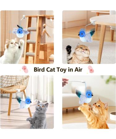 Migipaws Interactive Cat Toys - Rechargeable Plush Toys with Real Bird Wings & Chirping Sounds - Catnip Infused Fun for Cats - Buy Online on GoSupps.com
